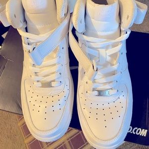 Pair of Air Force 1’s 3/4 Inch Thick bottoms. High tops